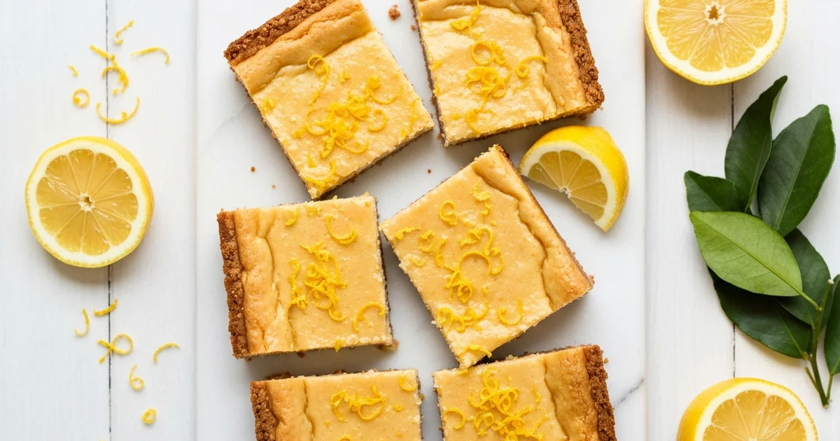 Gluten-Free Lemon Chess Bars: Zesty Perfection