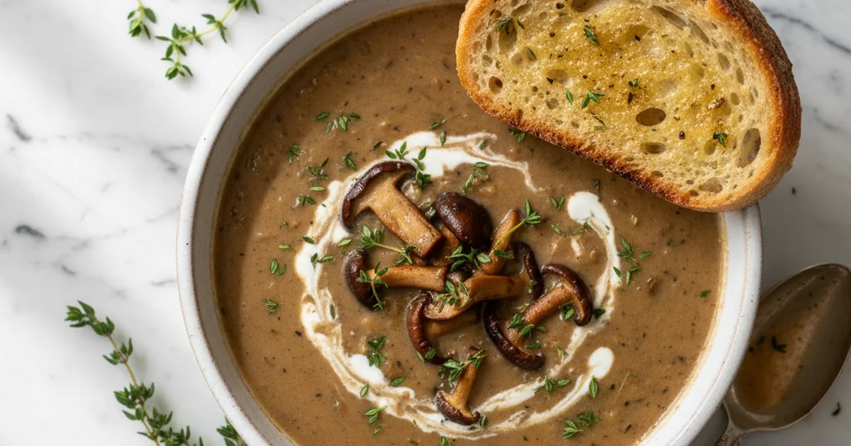 Unbeatable Homemade Cream of Mushroom Soup!